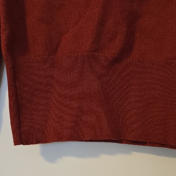 ont Welfth Maroon Crewneck Sweater with Floral Embroidery. Size Small NWOT - Picture 11 of 16